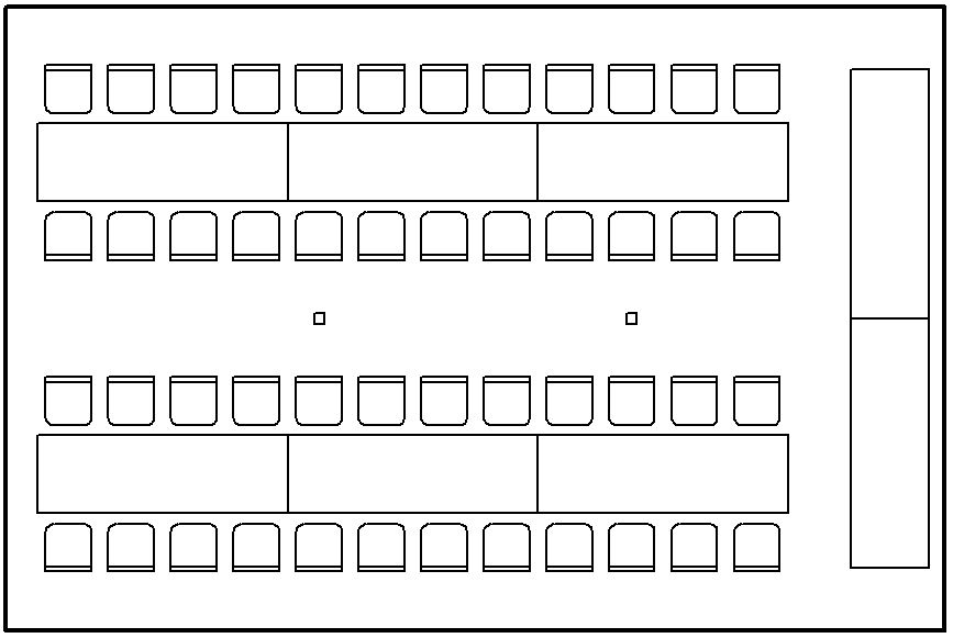 long table layout